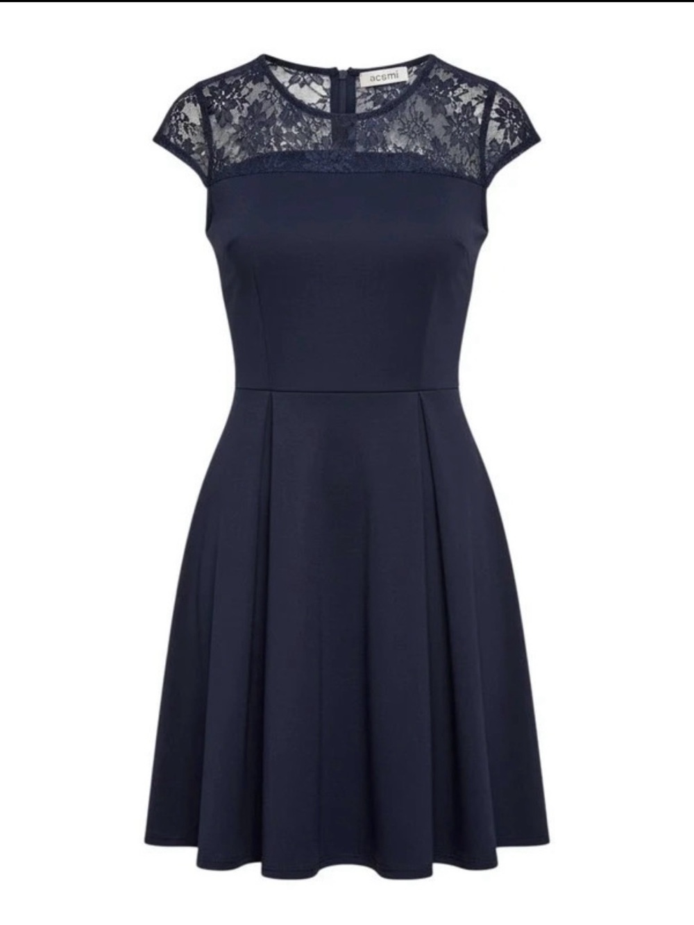🖤 Beautiful Black Lace-Detail Dress – Size 10 🖤